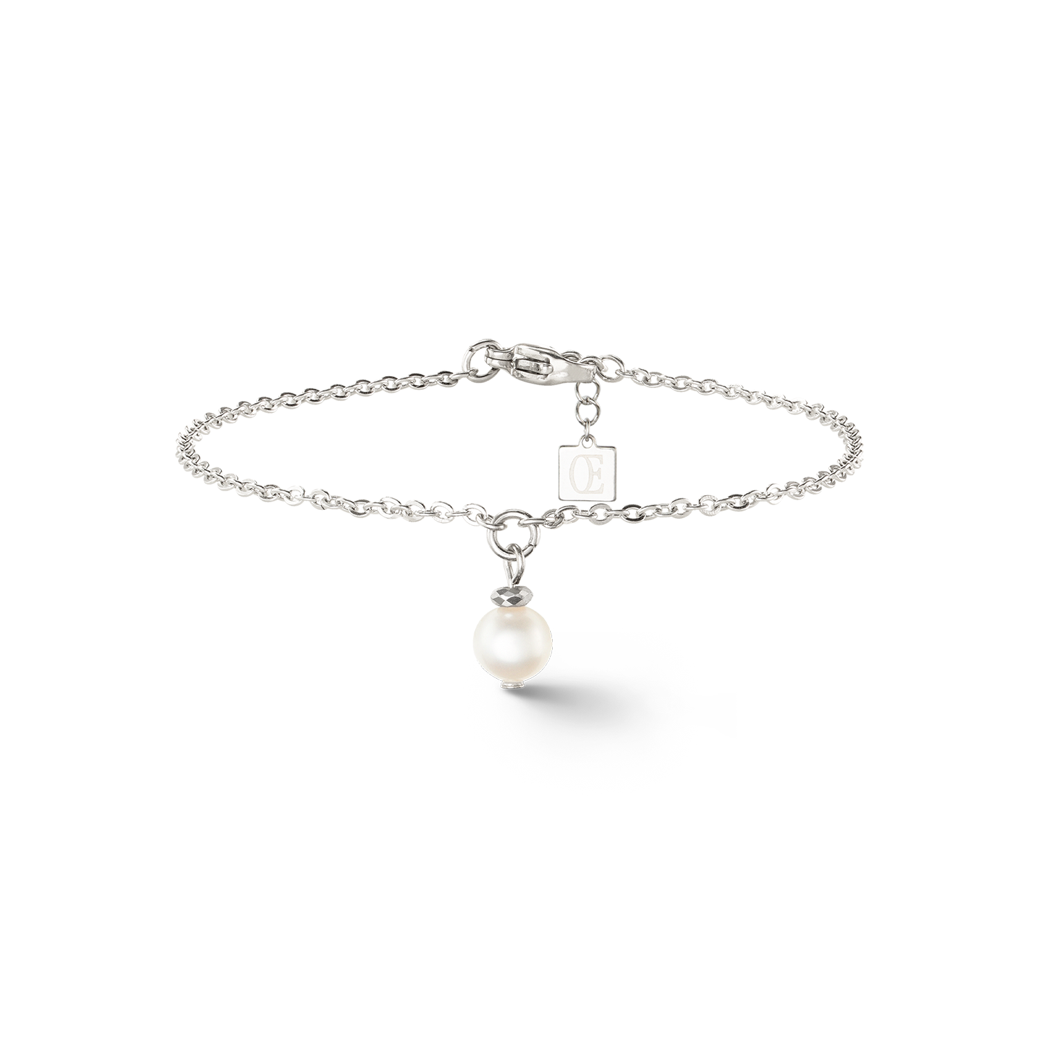 coeur-de-lion-solitaire-s-wasserperle-armband-silber image 1