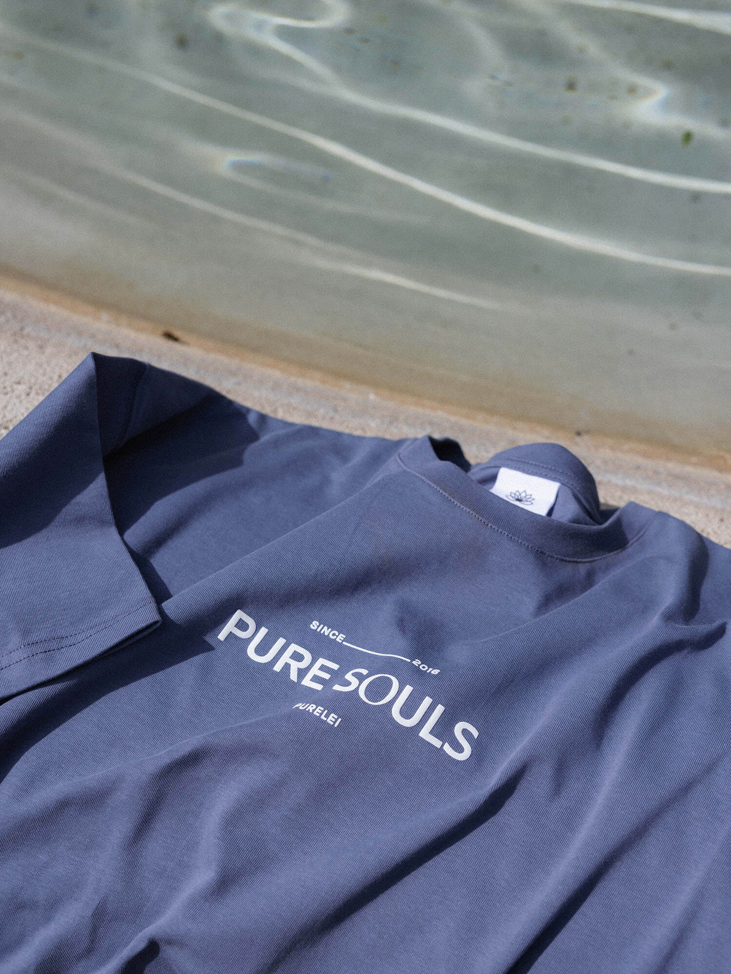 purelei-t-shirt-pure-souls-dark-blue-heavy-weight image 5