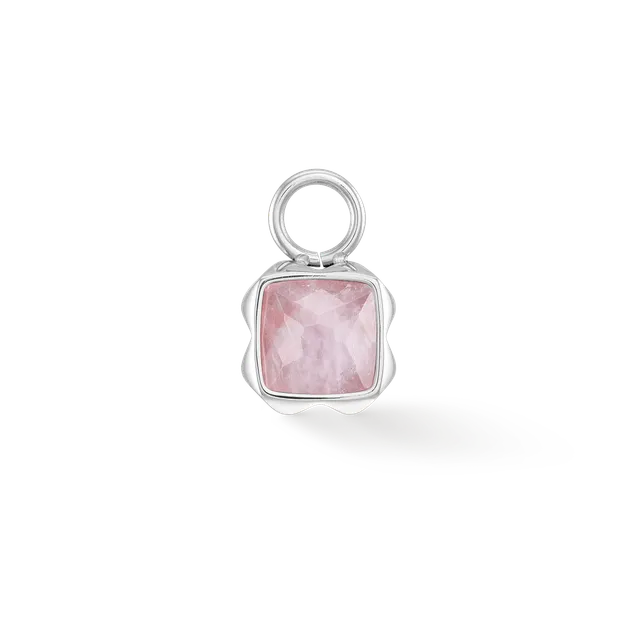 coeur-de-lion-birthstone-oktober-charm-rosenquarz-silber image 1