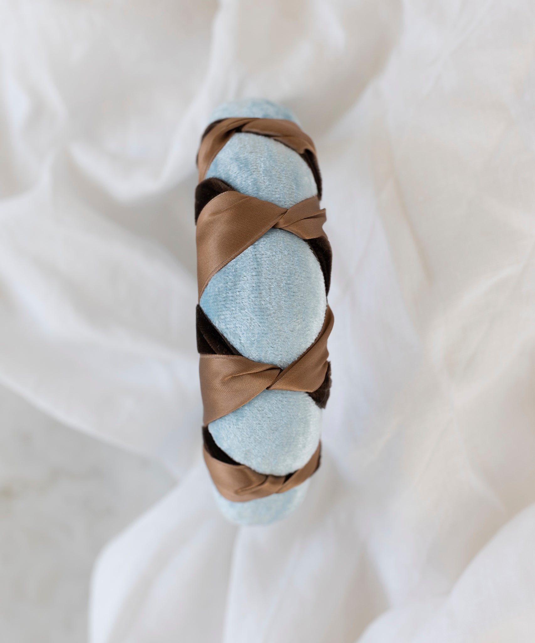 wald-berlin-headband-knot-haarband-light-blue-velvet-one-size image 4