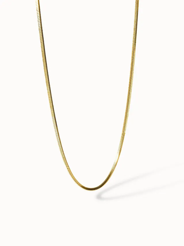 purelei-flare-kette-snake-chain-verstellbar-40-45-cm-charmtauglich image 1