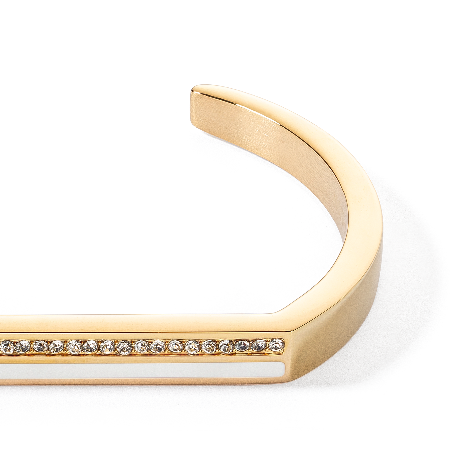 coeur-de-lion-armreif-cuff-square-stripes-gold-wei-brilliant-square image 2