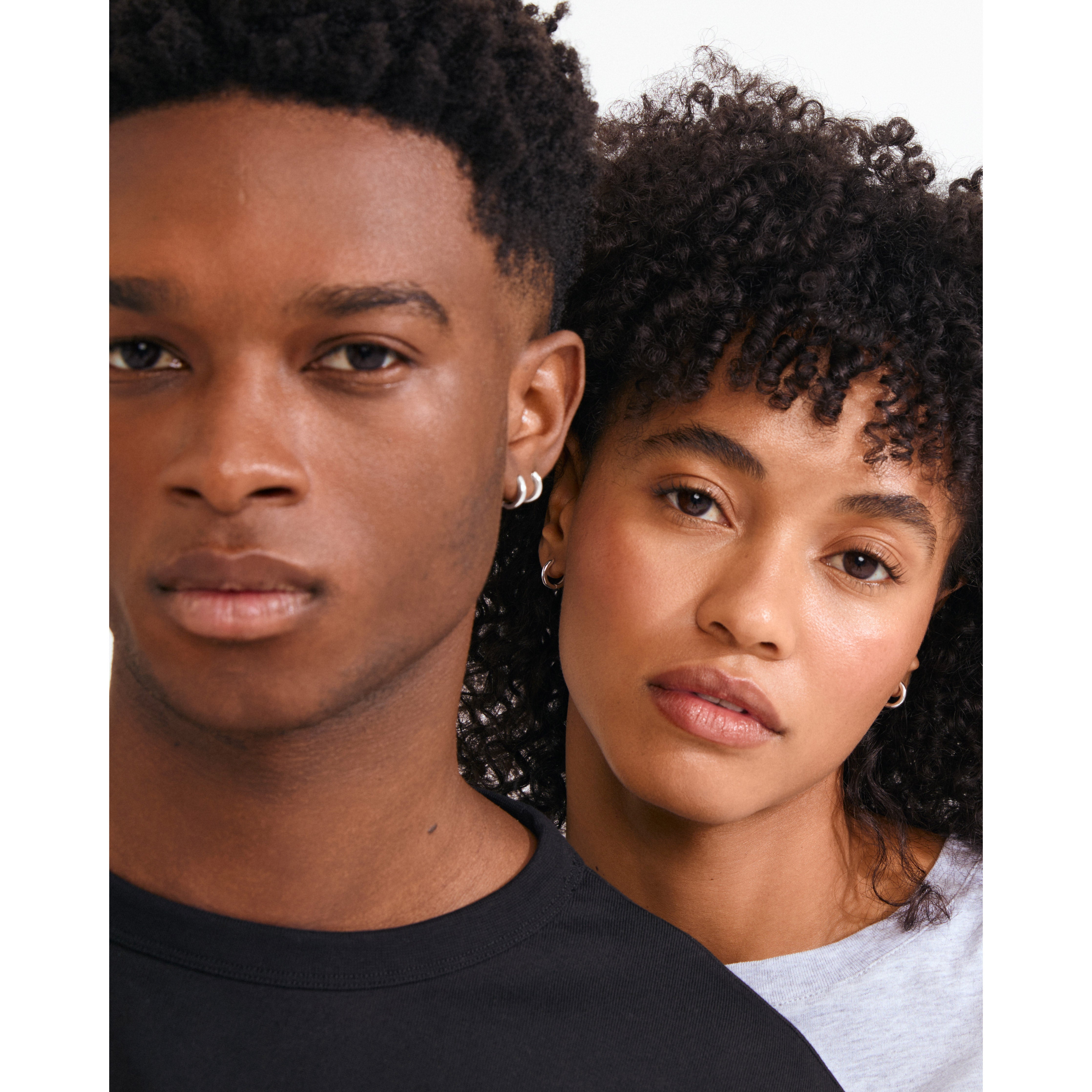 pilgrim-tyra-chunky-mini-hoops-versilbert image 2