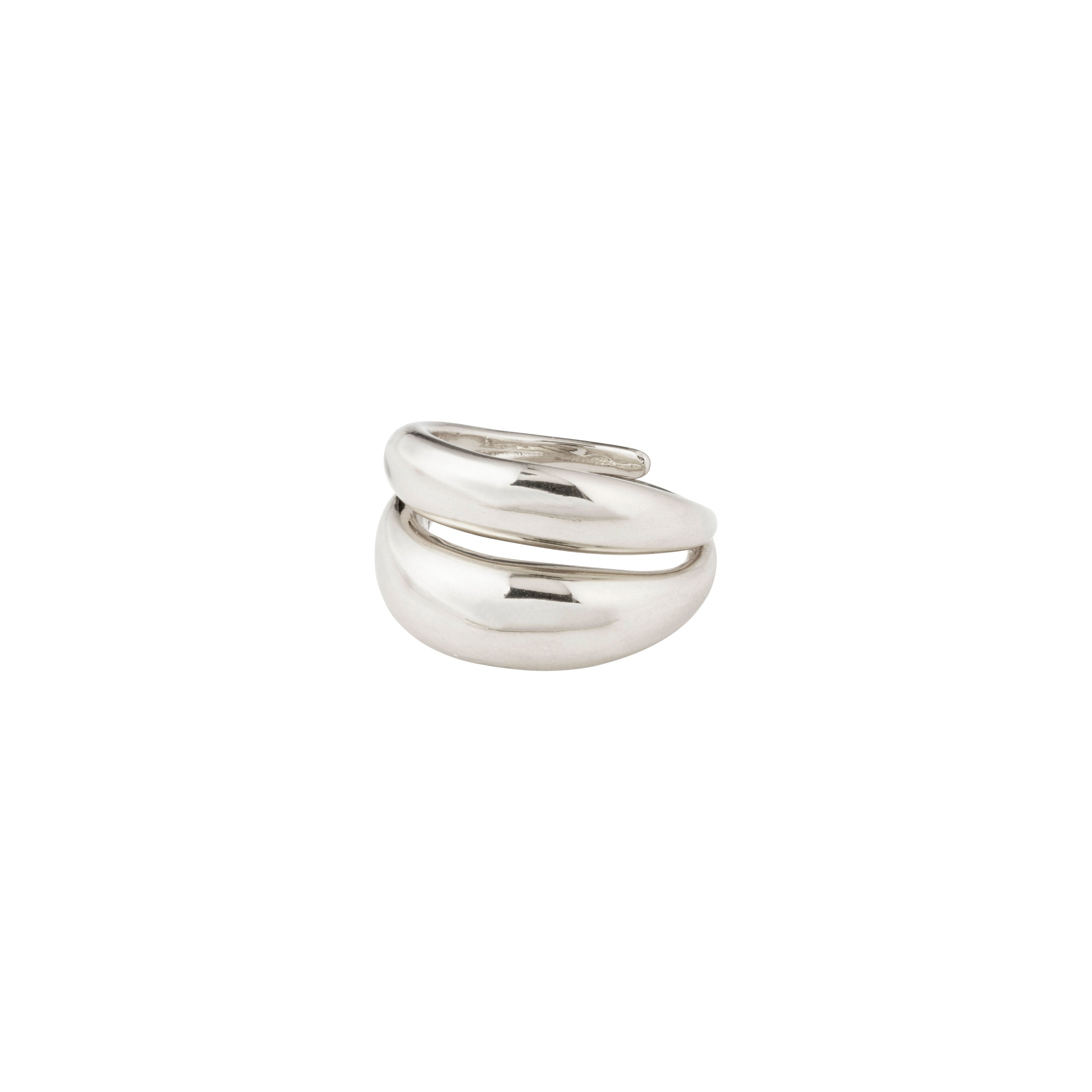 pilgrim-reconnect-chunky-statement-ring-versilbert image 1