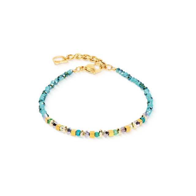 coeur-de-lion-golden-whisper-armband-18-3-cm-gr-n-gold image 1