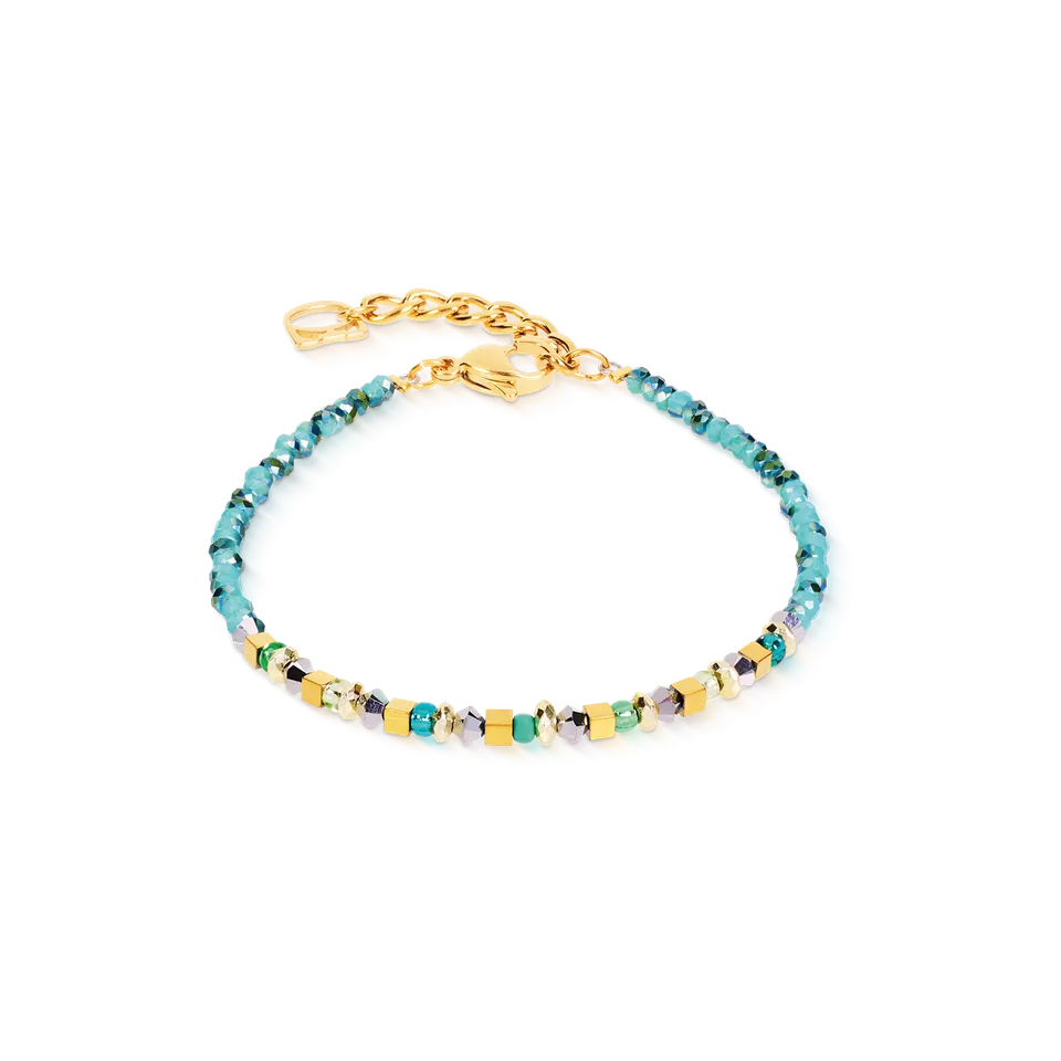 coeur-de-lion-golden-whisper-armband-18-3-cm-gr-n-gold image 1