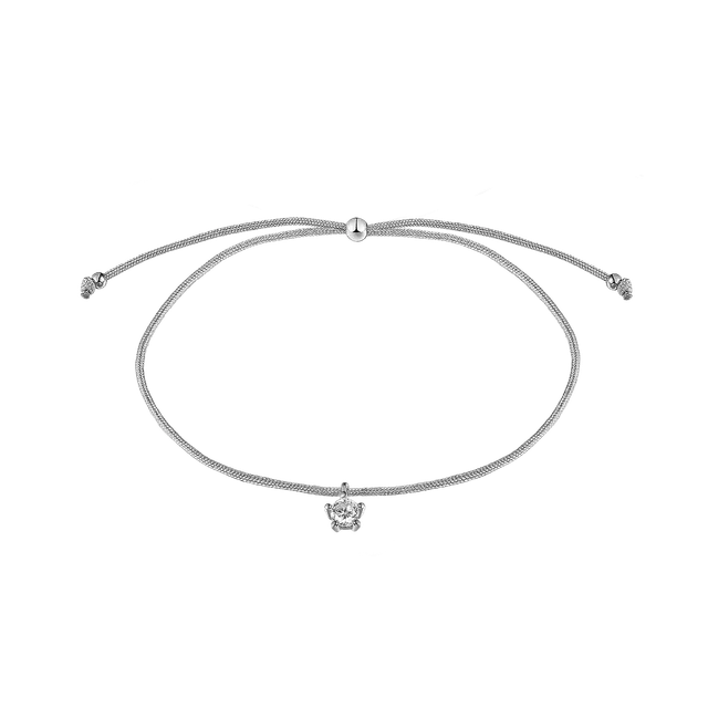 xenox-happy-armband-nylon-mit-925-sterlingsilber-und-zirkonia image 1