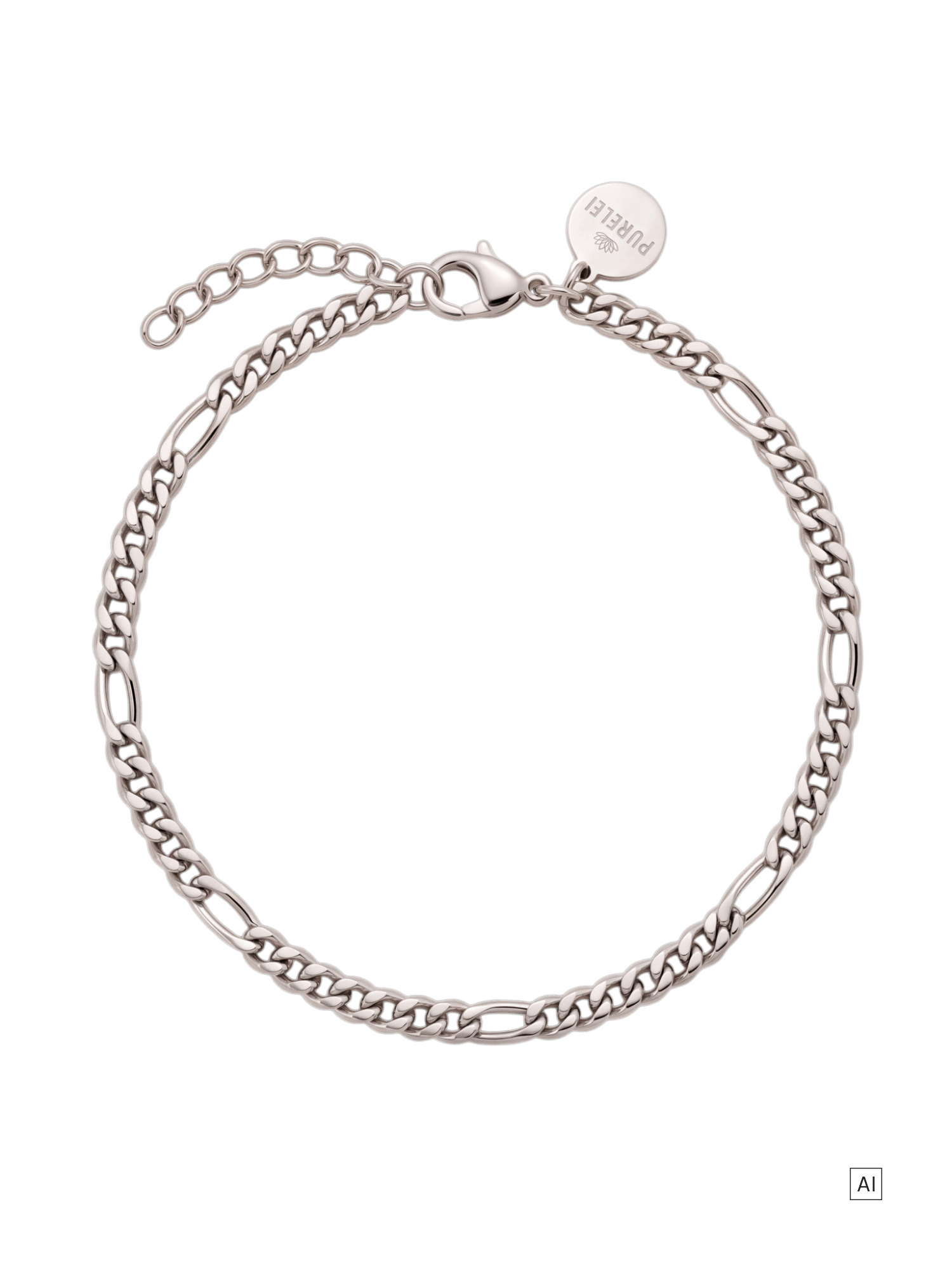 purelei-figaro-armband-19-21-cm-unisex-armband-in-gold-silber image 3