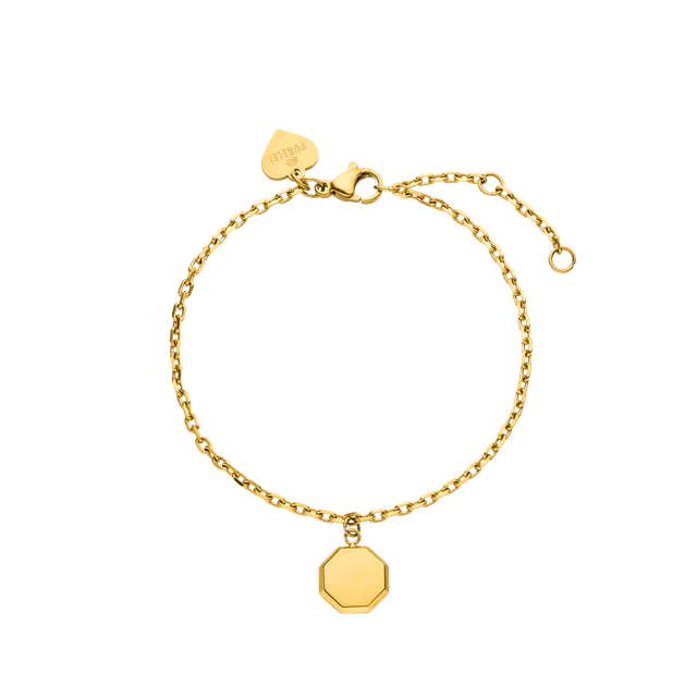 purelei-beloved-armband-gravierbar-achteck-anh-nger image 1