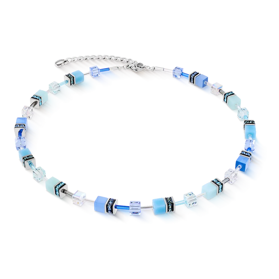 coeur-de-lion-geocube-iconic-halskette-aqua-blau-42-cm image 1