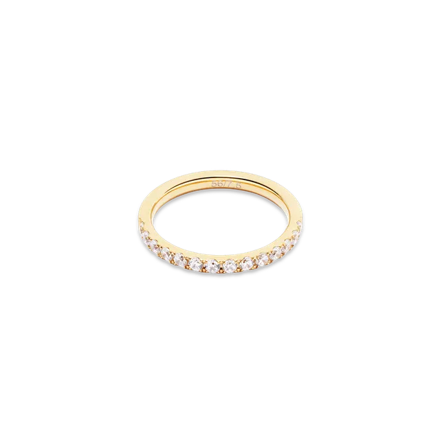 coeur-de-lion-eternal-love-ring-gold-kristall image 1
