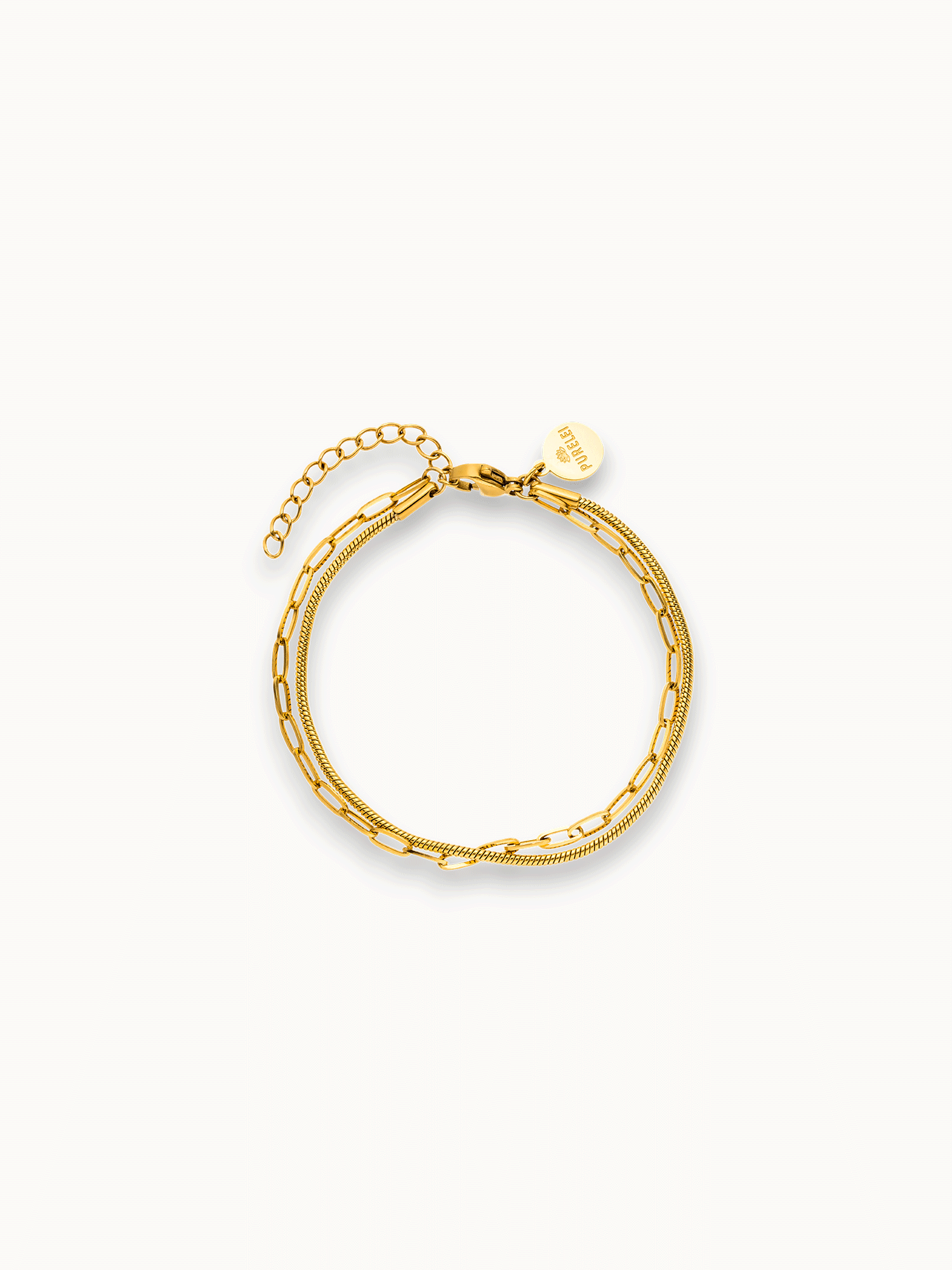 purelei-double-elegance-armband-edelstahl-armband-doppelreihig image 1