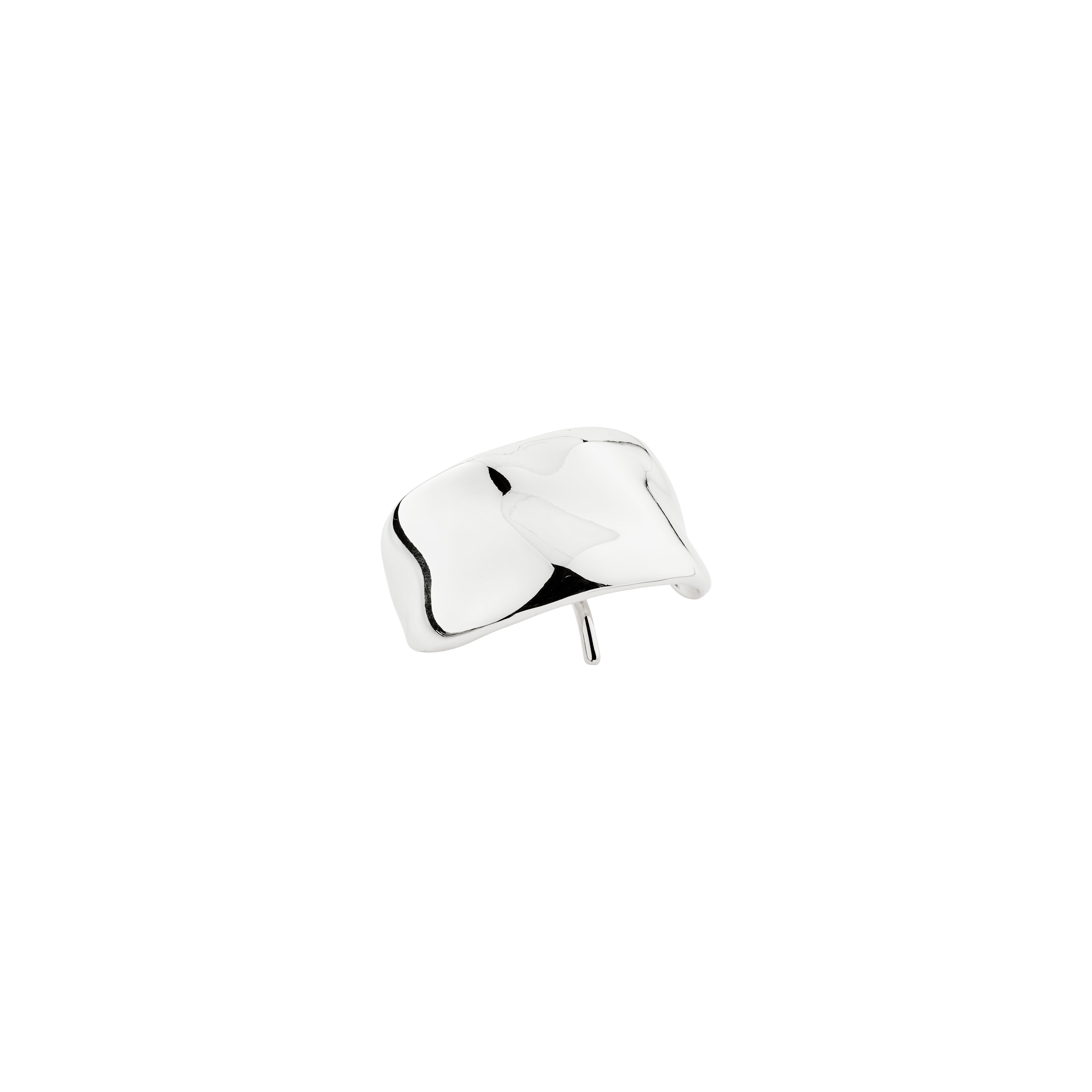 pilgrim-amaris-haarspange-versilbert-hammerschlag-optik image 1