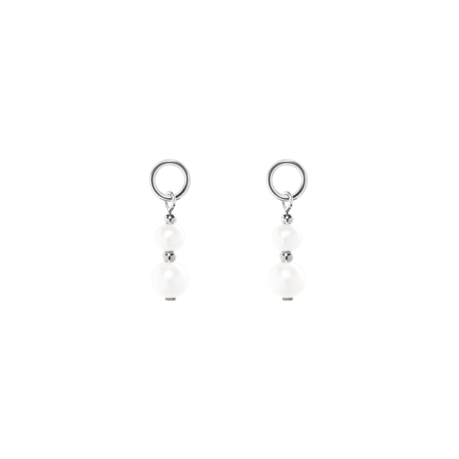 coeur-de-lion-ear-me-up-charm-pearls-silber-wei-2-1-cm image 1