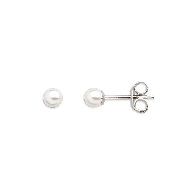 xenox-pearl-ohrstecker-925-sterlingsilber-rhodiniert-mit-wei-er-perle-xs3511n image 1