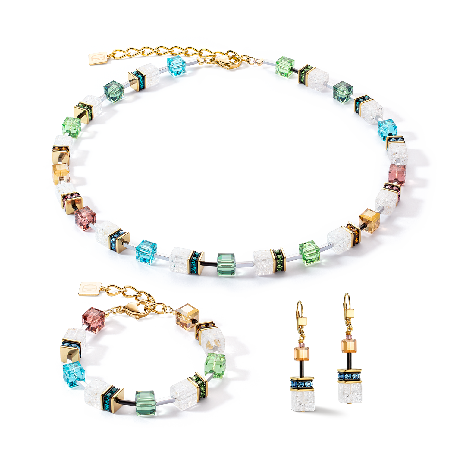 coeur-de-lion-geocube-iconic-statement-precious-ohrringe-multicolor image 3