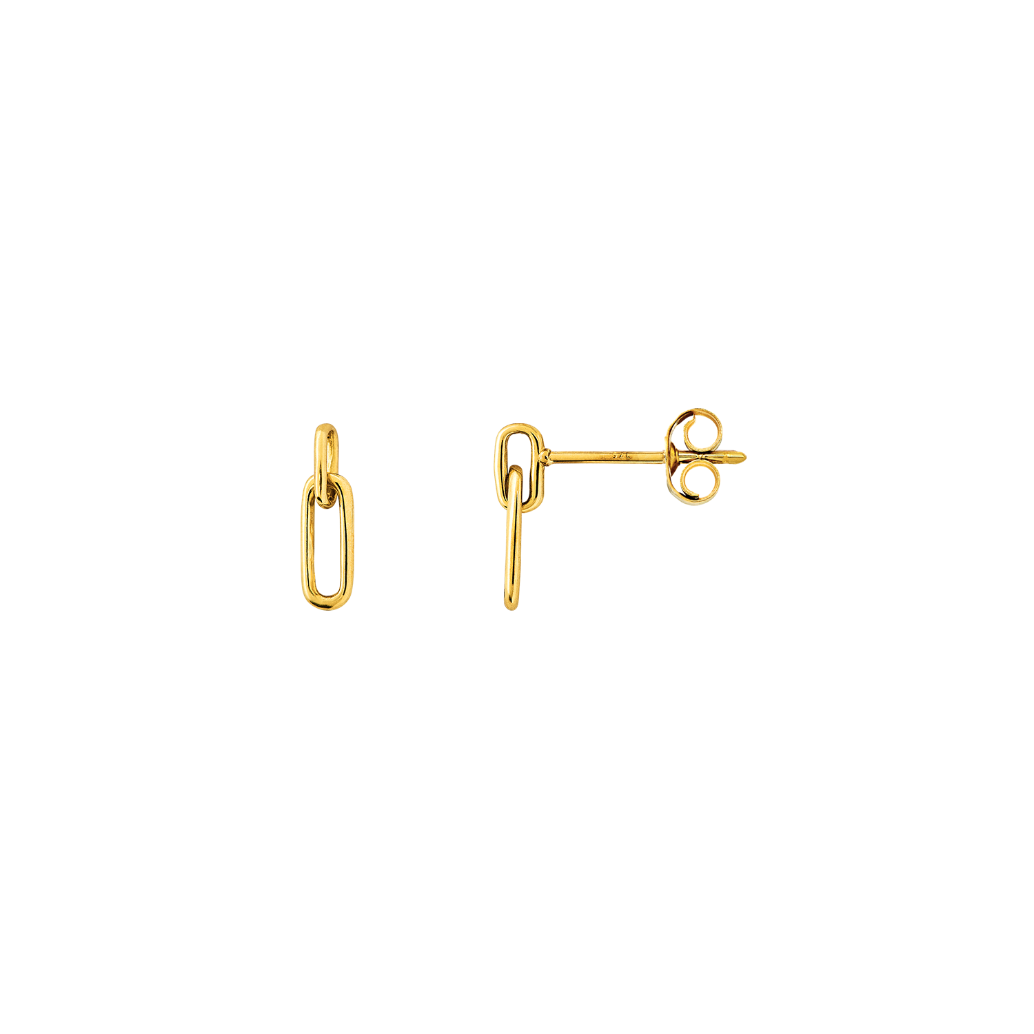 xenox-fine-duo-link-ohrringe-585-gelbgold image 1