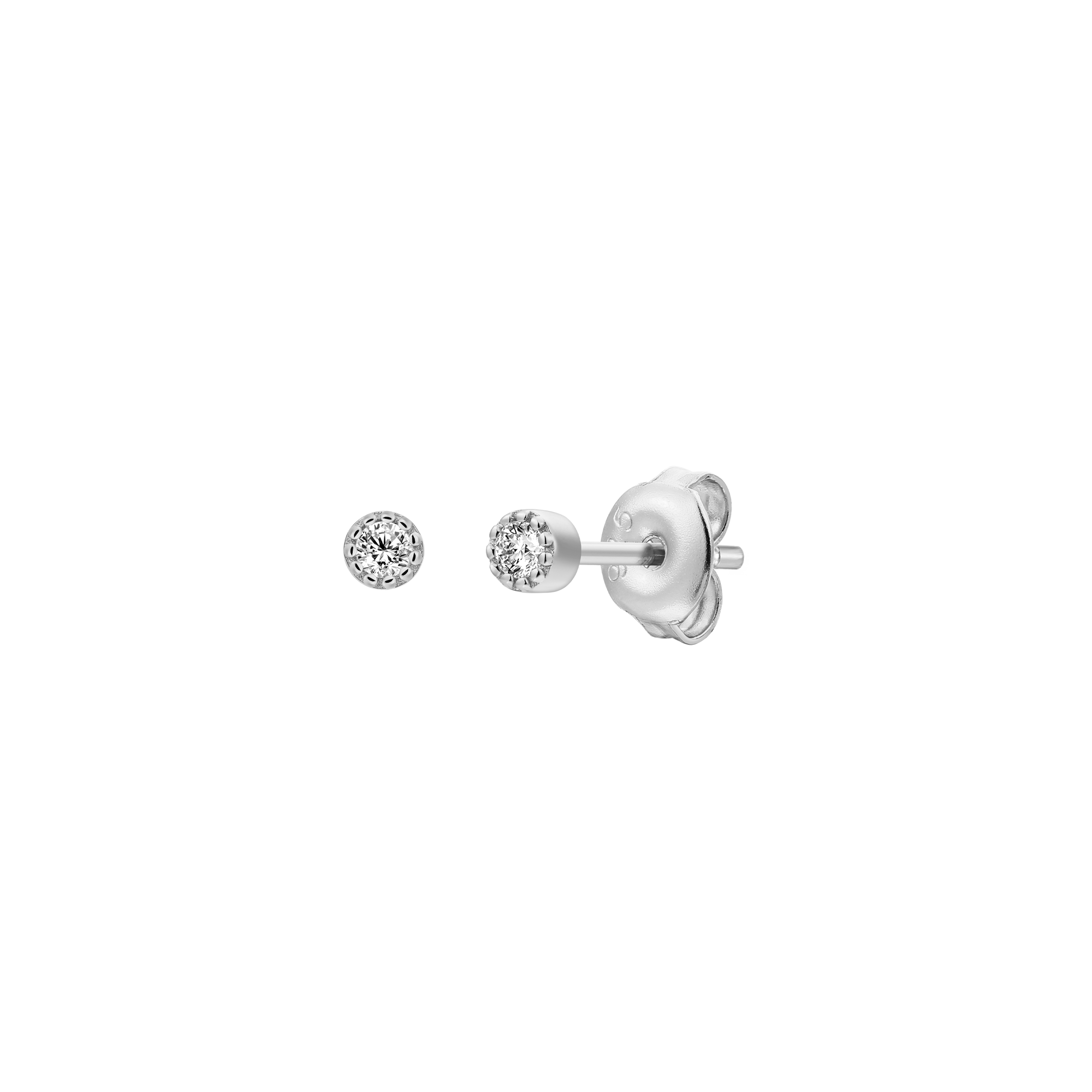 xenox-pure-essentials-ohrringe-925-sterlingsilber-rhodiniert-mit-zirkonia-xs1060 image 1