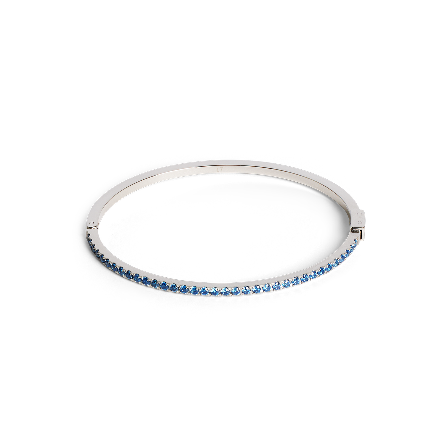 coeur-de-lion-eternal-love-armreif-silber-blau-zirkonia image 1