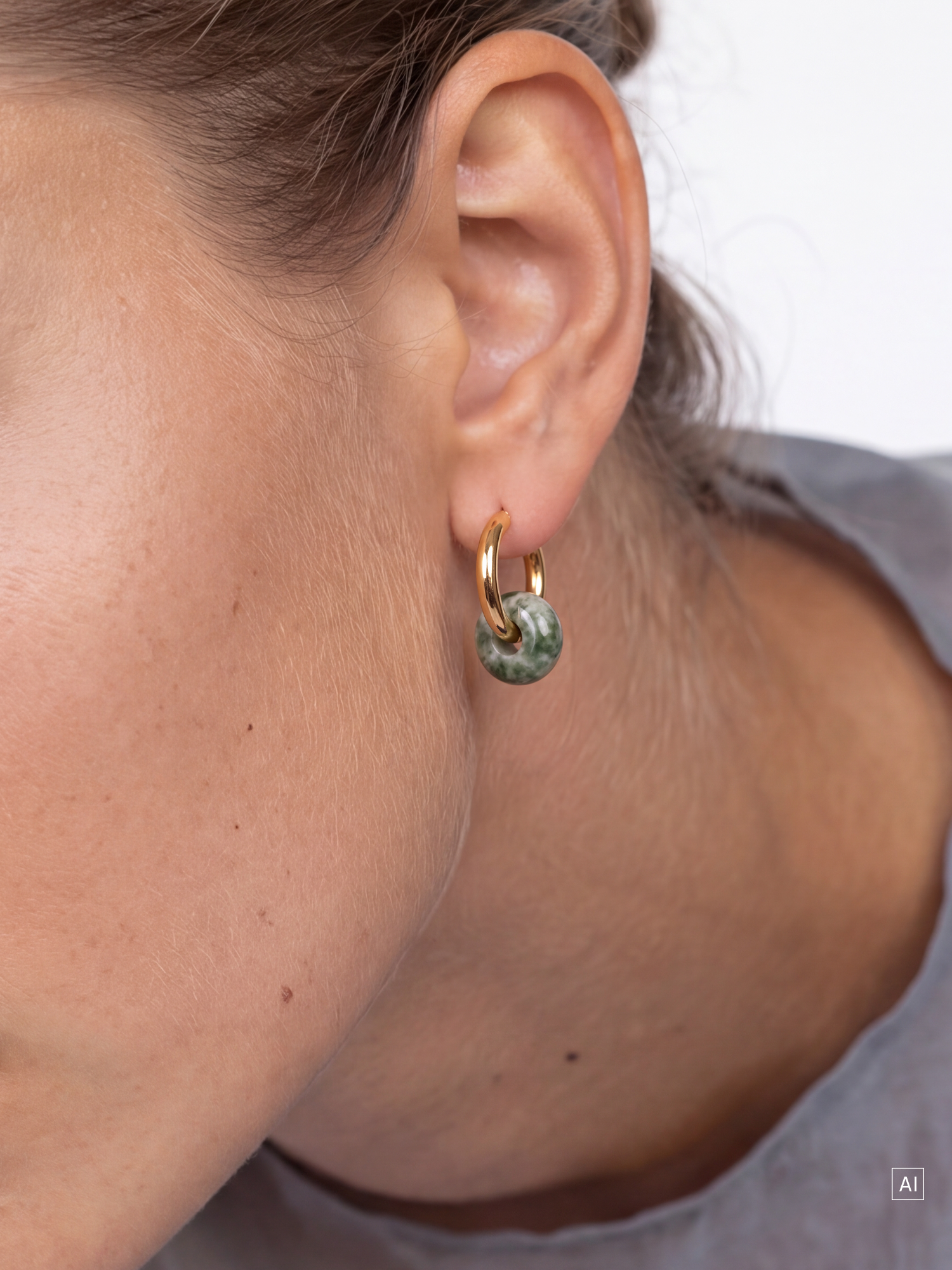 purelei-green-dot-jasper-hoops-creolen-mit-gr-nem-jaspis image 2