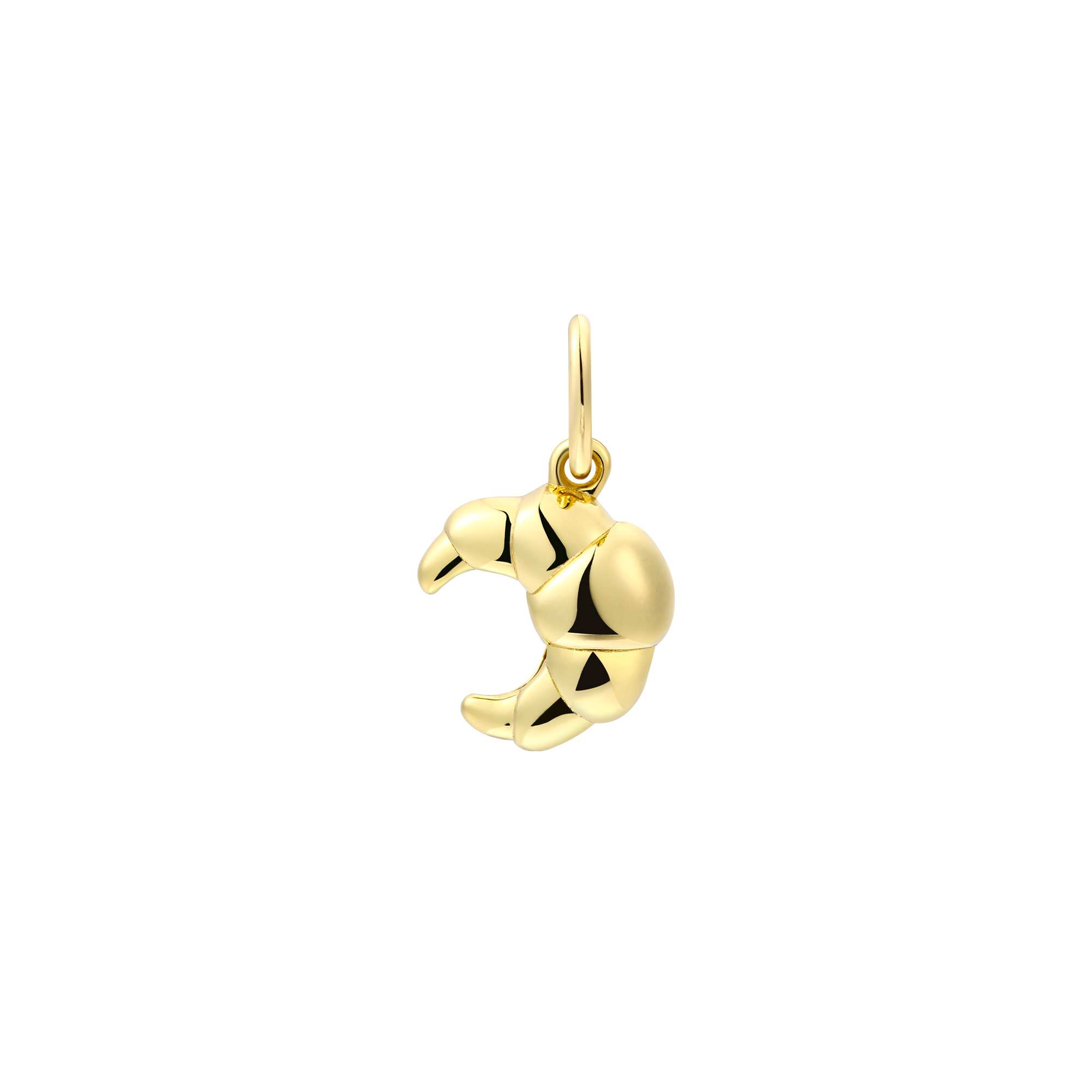 xenox-croissant-charm-925-sterlingsilber-18k-vergoldet image 1