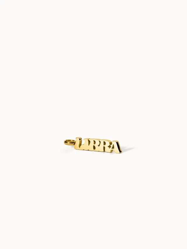 purelei-libra-letter-charm-waage-sternzeichen-buchstaben-anh-nger image 1