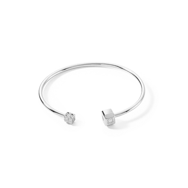 coeur-de-lion-statement-collection-armreif-offen-19-cm-silber image 1