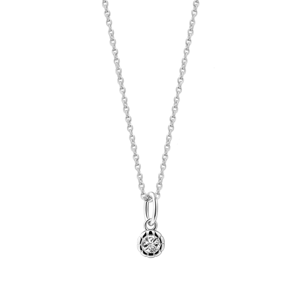 xenox-pure-essentials-halskette-xs10644-925-sterlingsilber-rhodiniert-mit-zirkon image 1