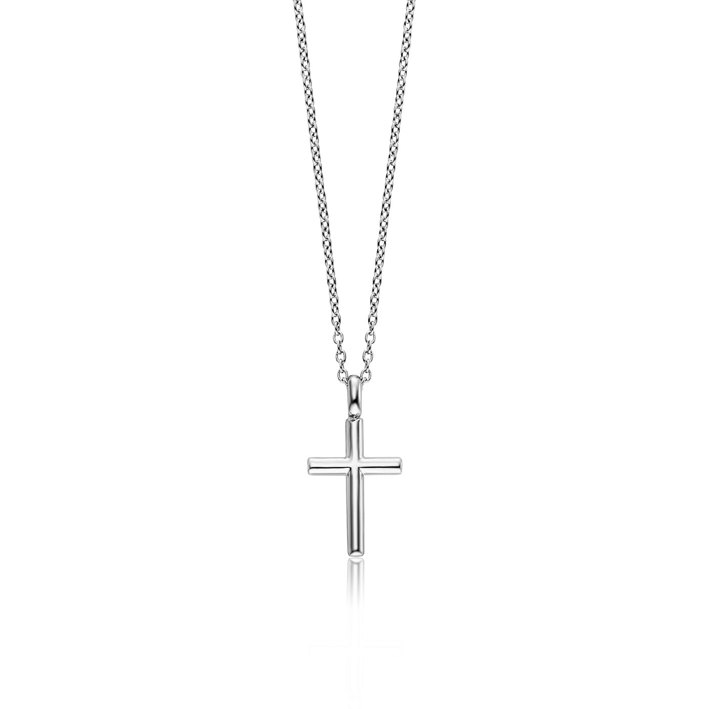 julie-julsen-kids-kette-mit-anh-nger-cross-silber-925-rhodiniert image 1
