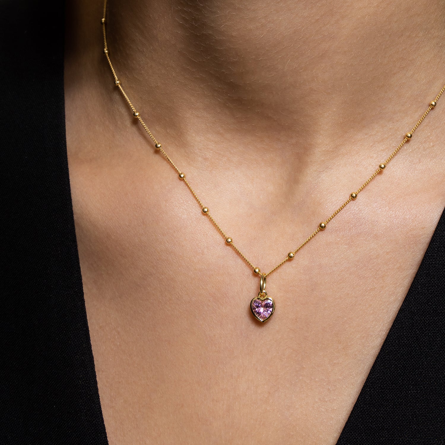 xenox-herz-charm-xs10512-aus-925-sterlingsilber-mit-blauem-zirkonia image 4