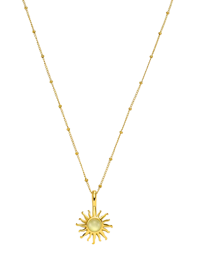 purelei-sun-peridot-kette-sonnen-anh-nger-mit-naturstein-peridot-50-55-cm image 1