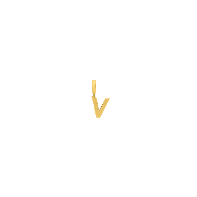 xenox-fine-v-letter-anh-nger-585-gelbgold image 1