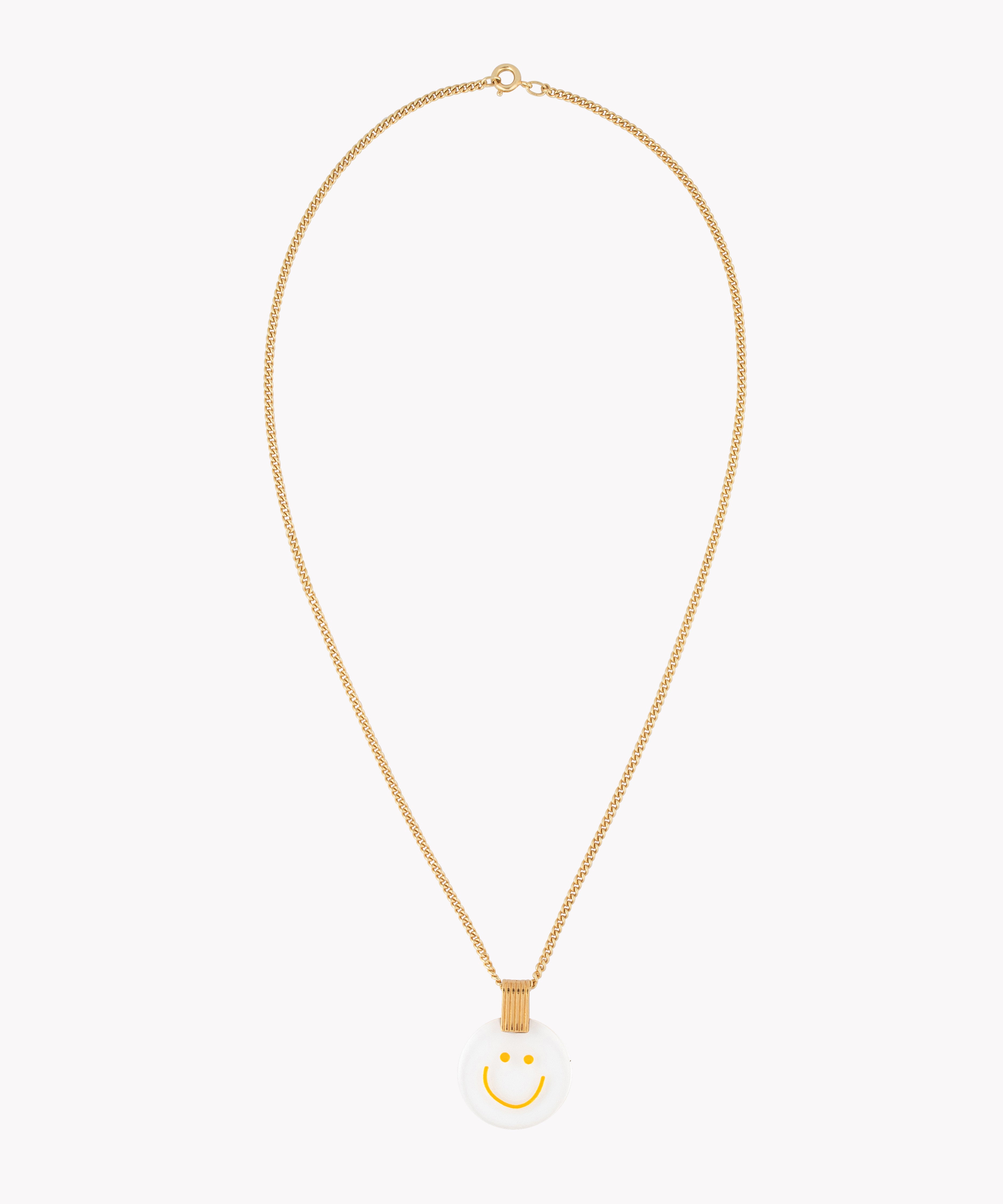 wald-berlin-smilie-dude-medaillon-halskette-gold-43-cm image 1