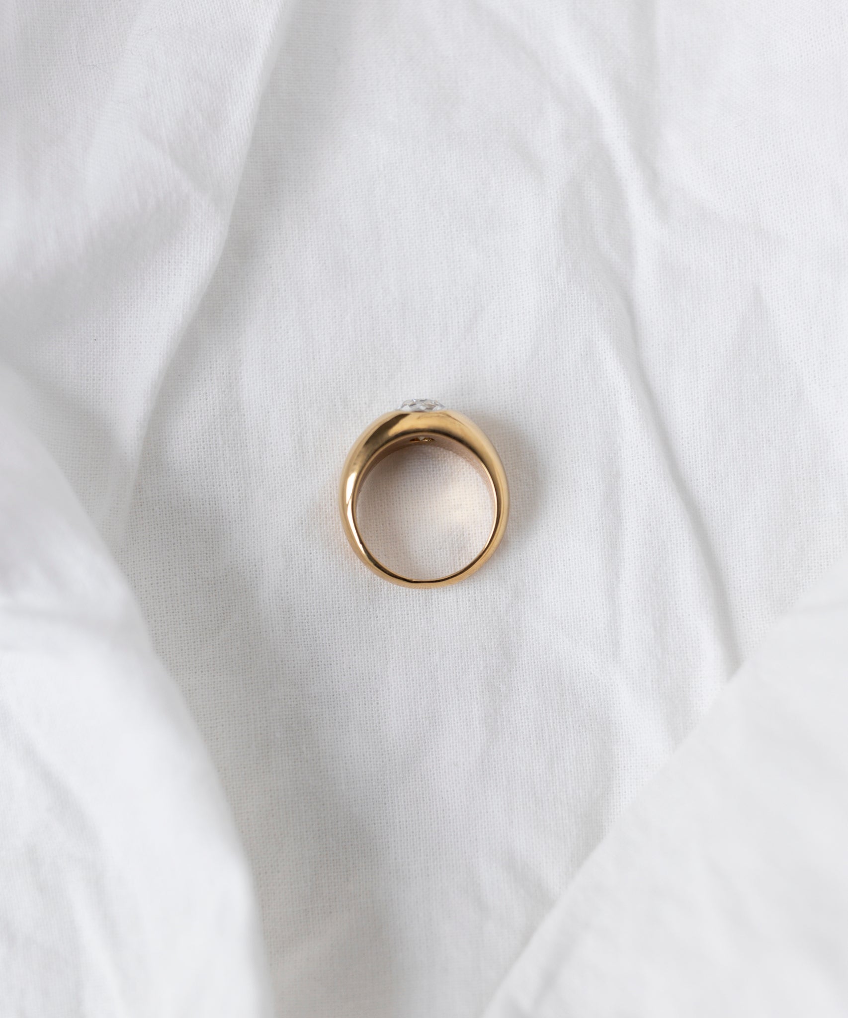 wald-berlin-pop-ring-mit-swarovski-stein-18k-vergoldeter-messing-ring image 3