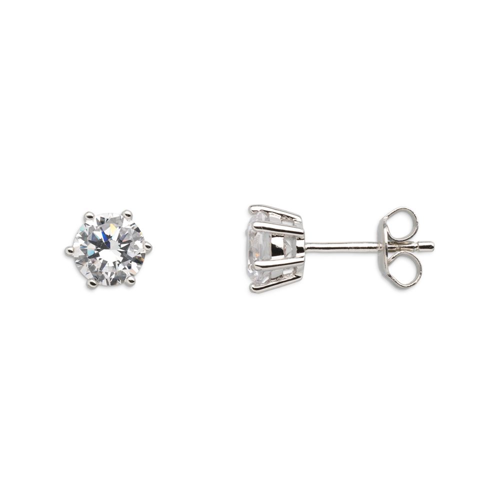 xenox-krappe-ohrringe-925-sterlingsilber-rhodiniert-mit-zirkonia-3 image 1