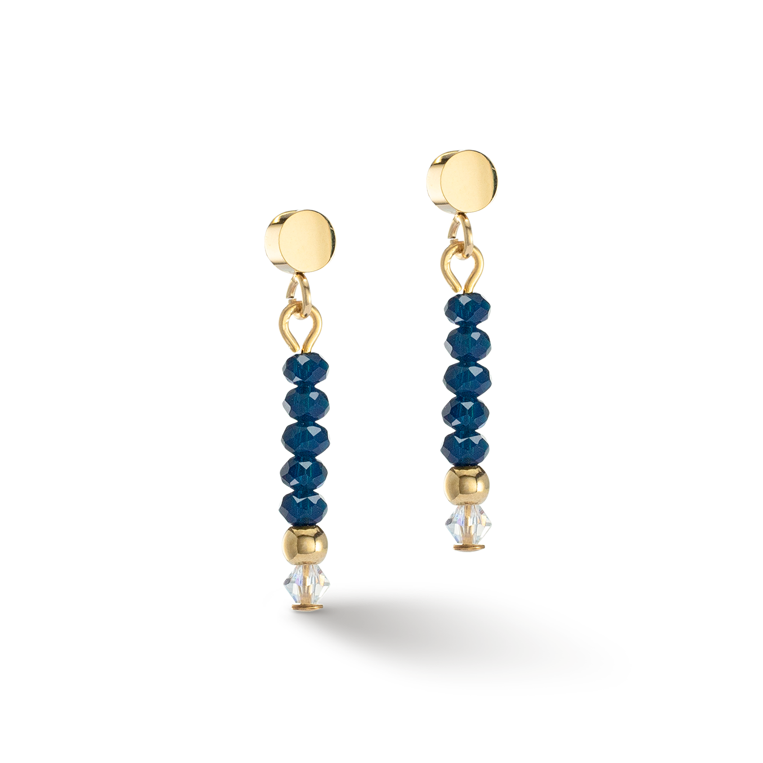 coeur-de-lion-little-twinkle-ohrringe-gold-dunkelblau image 1