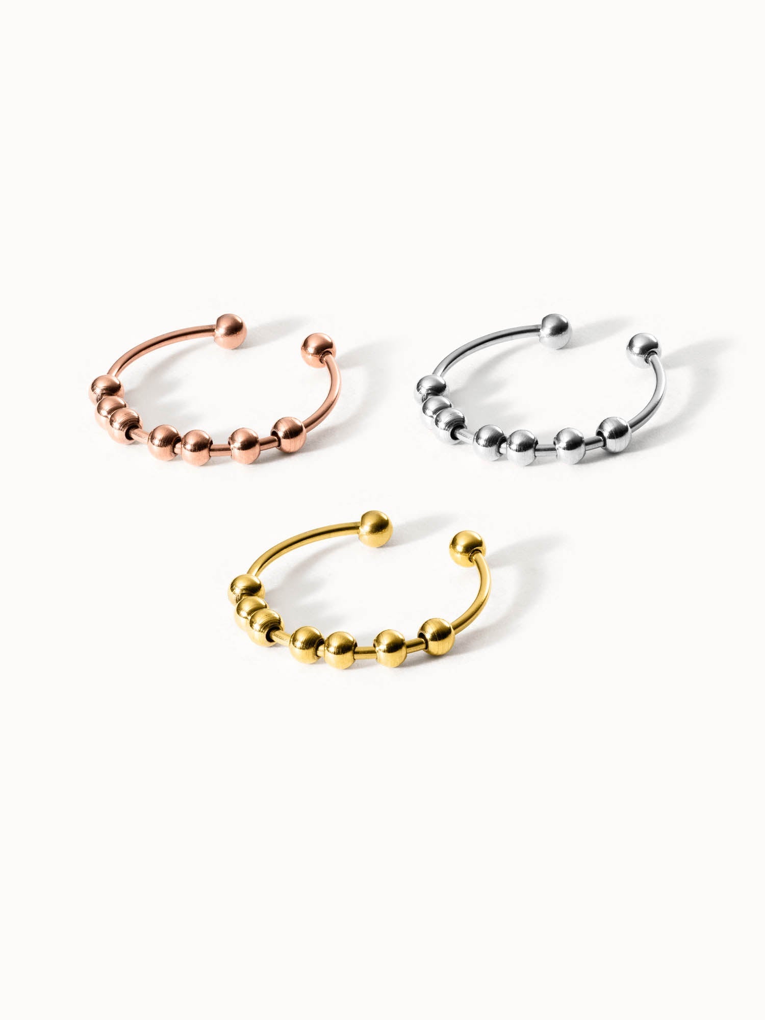 purelei-shade-anxiety-ring-set-tricolor-3-verstellbare-fidget-ringe image 1
