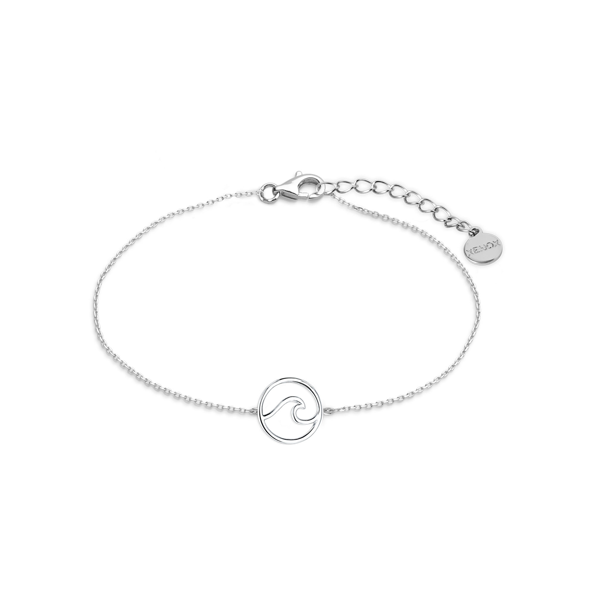 xenox-welle-armband-925-sterlingsilber-rhodiniert image 1