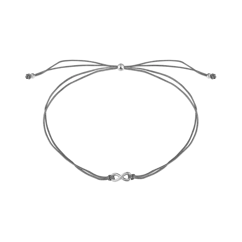 xenox-happy-armband-925-sterlingsilber-rhodiniert-mit-infinity image 1