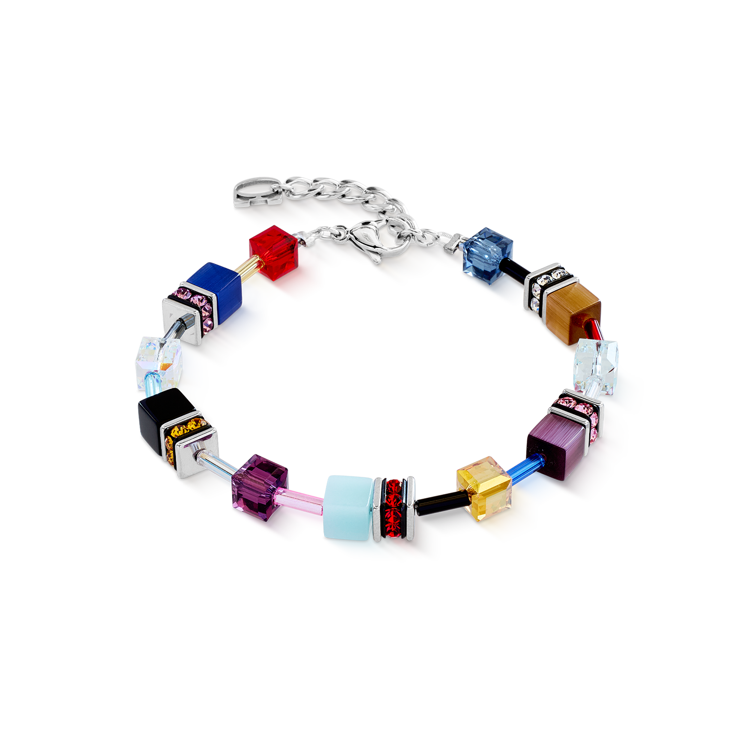 coeur-de-lion-geocube-iconic-armband-love-energy-silber-multicolor image 1