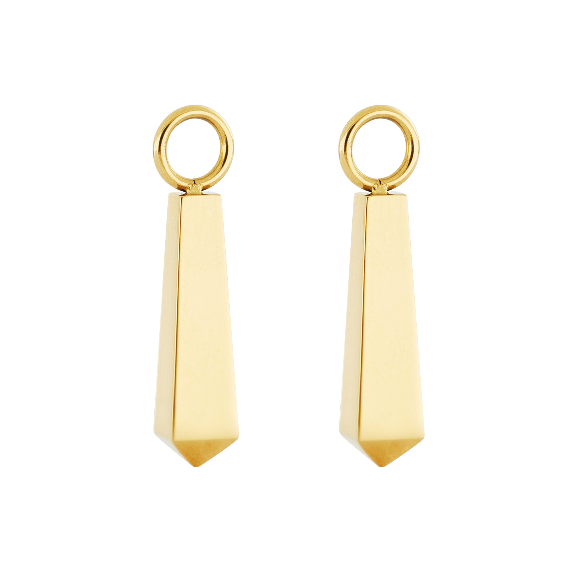 coeur-de-lion-ear-me-up-charm-obelisk-gold-edelstahl image 2
