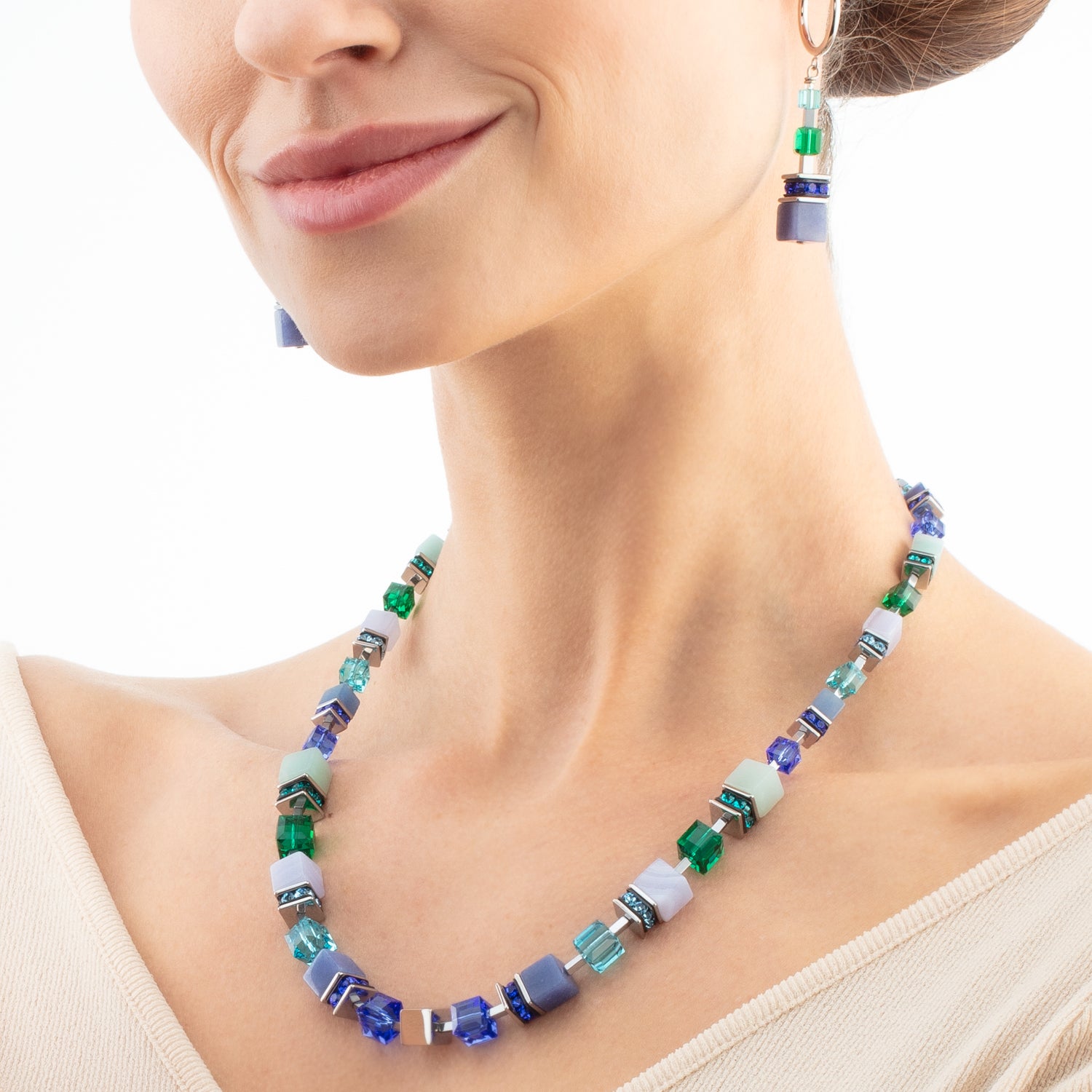 coeur-de-lion-geocube-precious-statement-ohrringe-silber-ocean image 4