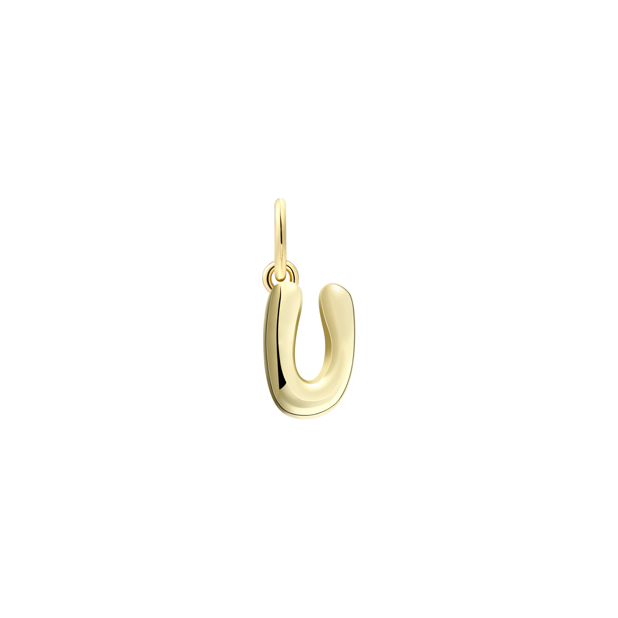 xenox-u-letter-bold-charm-xs10451g-u-925-sterlingsilber-18k-vergoldet image 1