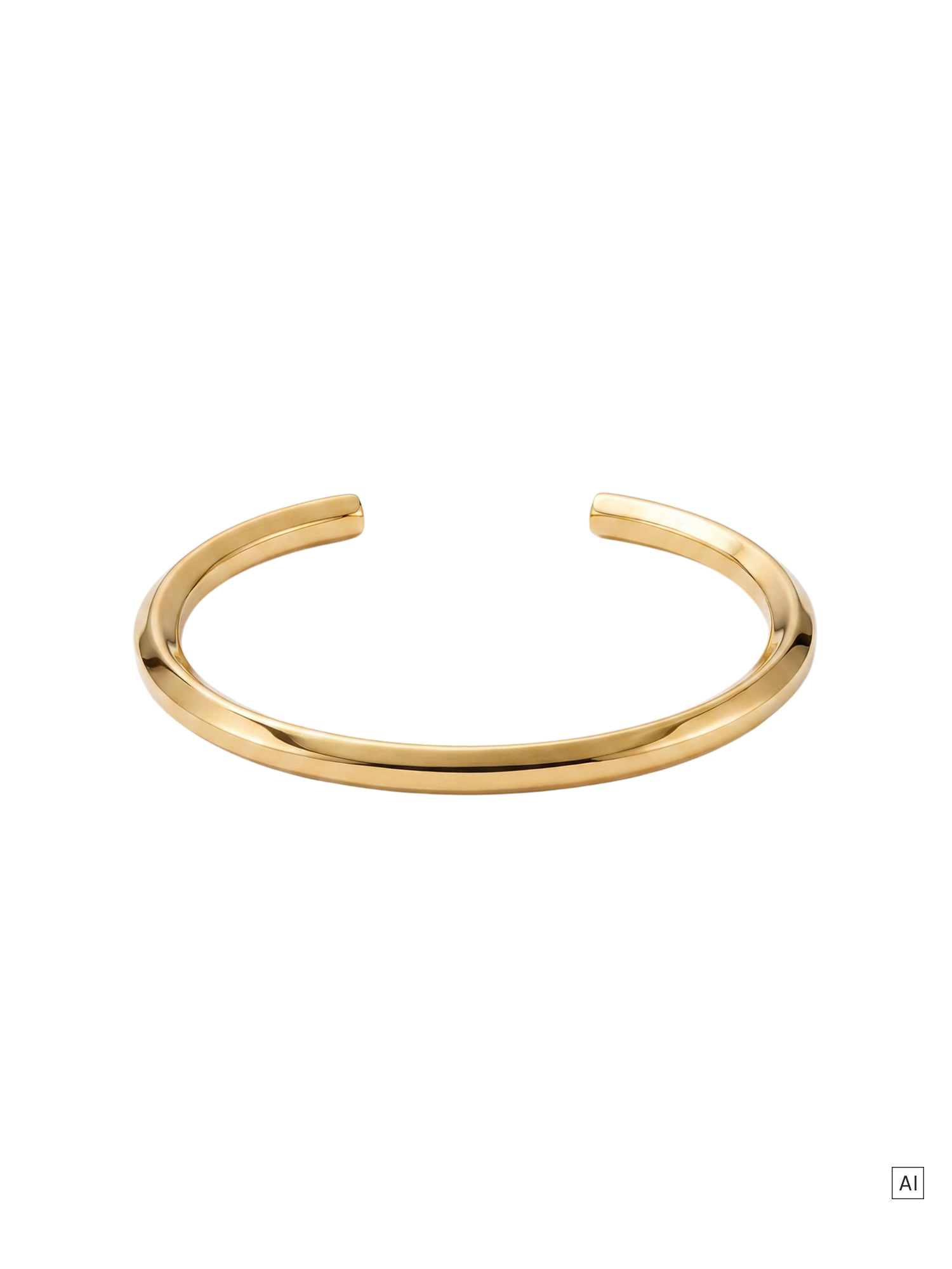 purelei-salt-line-armcuff-hexagon-armreif-verstellbar image 1
