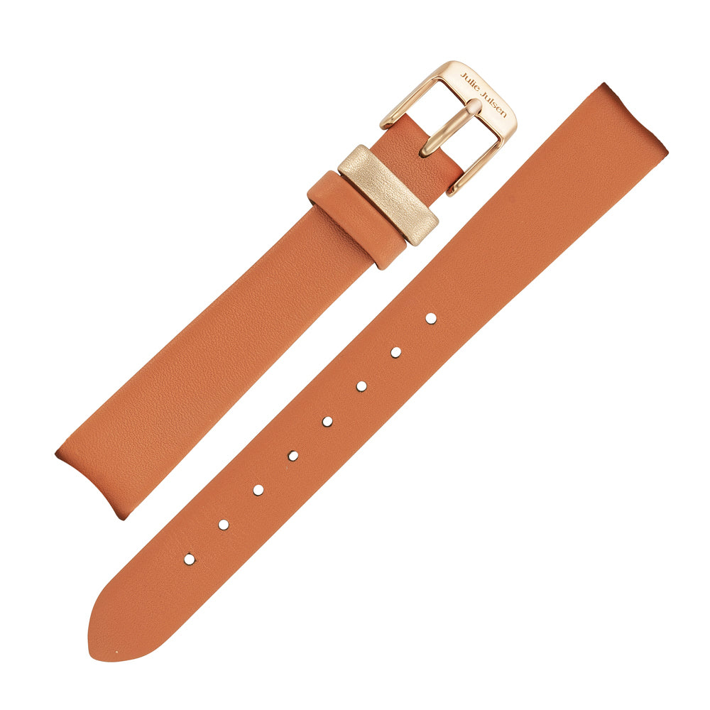 julie-julsen-lederband-coral-v-ros-14-mm-pin-system-mit-dornschlie-e image 1
