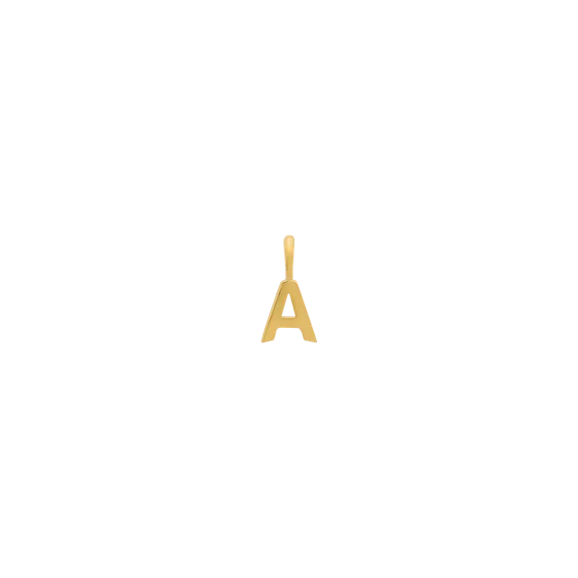 xenox-fine-a-letter-anh-nger-buchstabe-a-585-gelbgold image 1