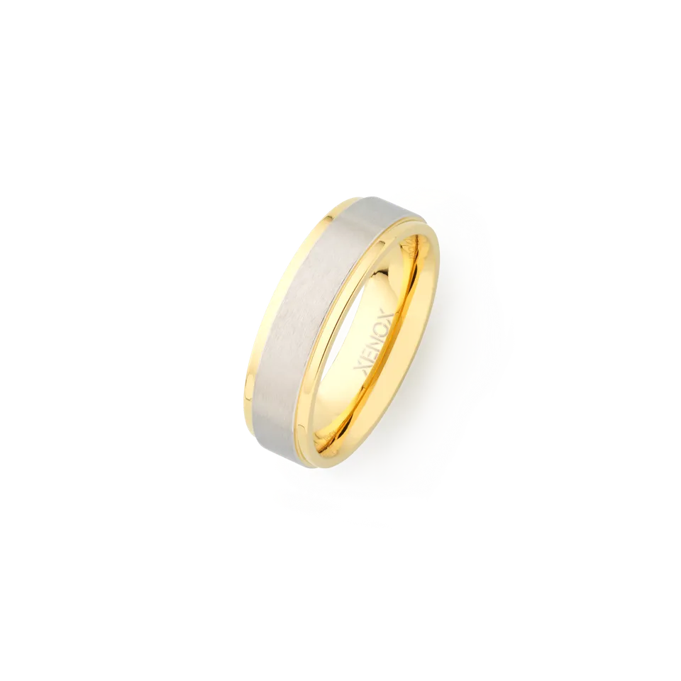 xenox-partnerring-bonding-edelstahl-bicolor-x2229 image 1