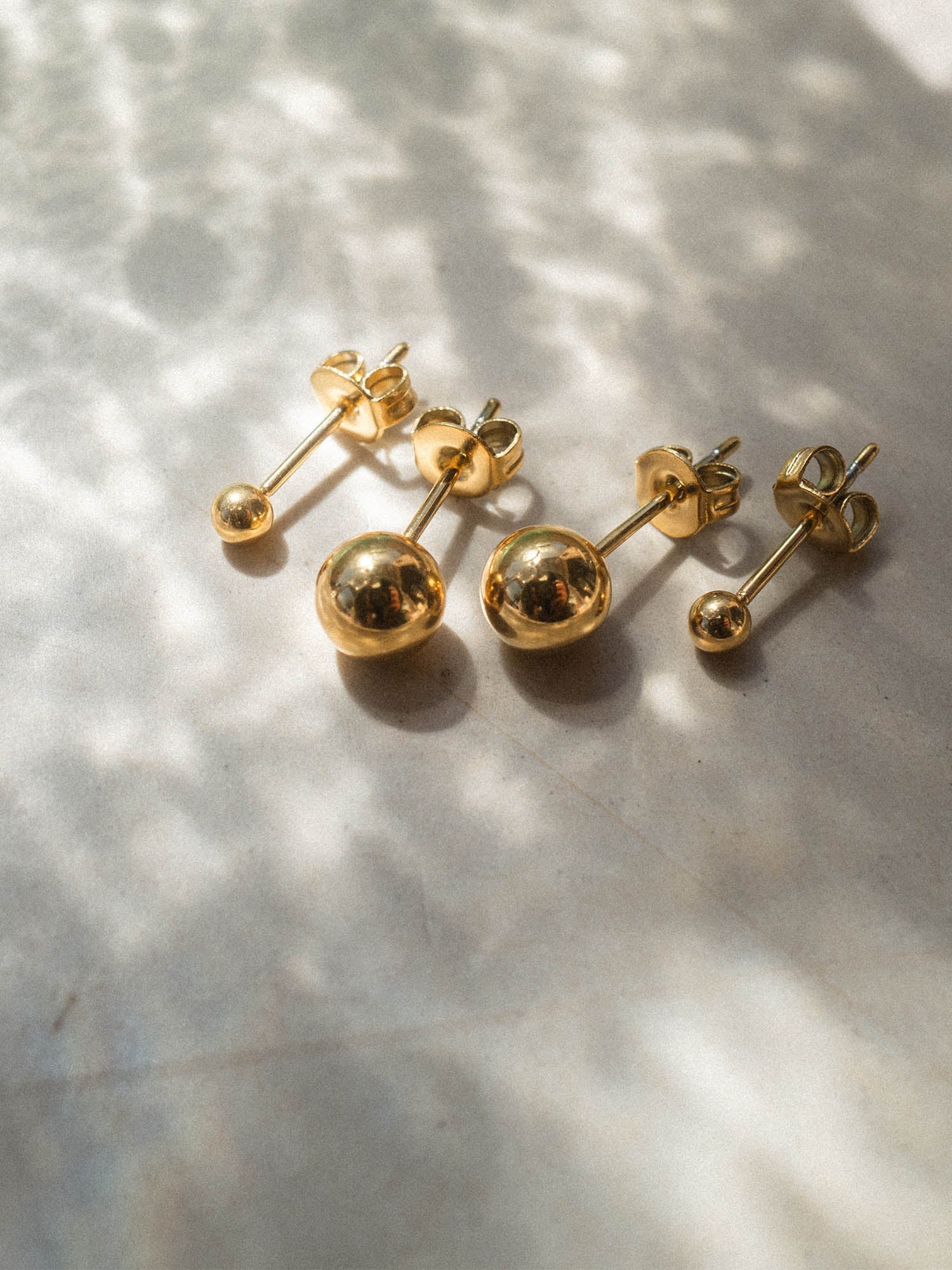 purelei-bubble-ohrring-set-2-paar-kugel-ohrstecker-6-mm-und-3-mm image 2