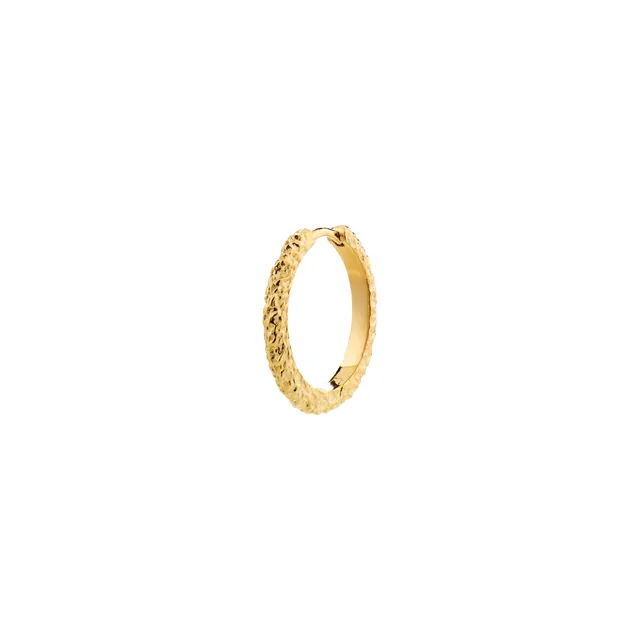 pilgrim-xdea-etch-hoop-03-creole-21-mm-18k-vergoldet-strukturiert-einzeln image 1