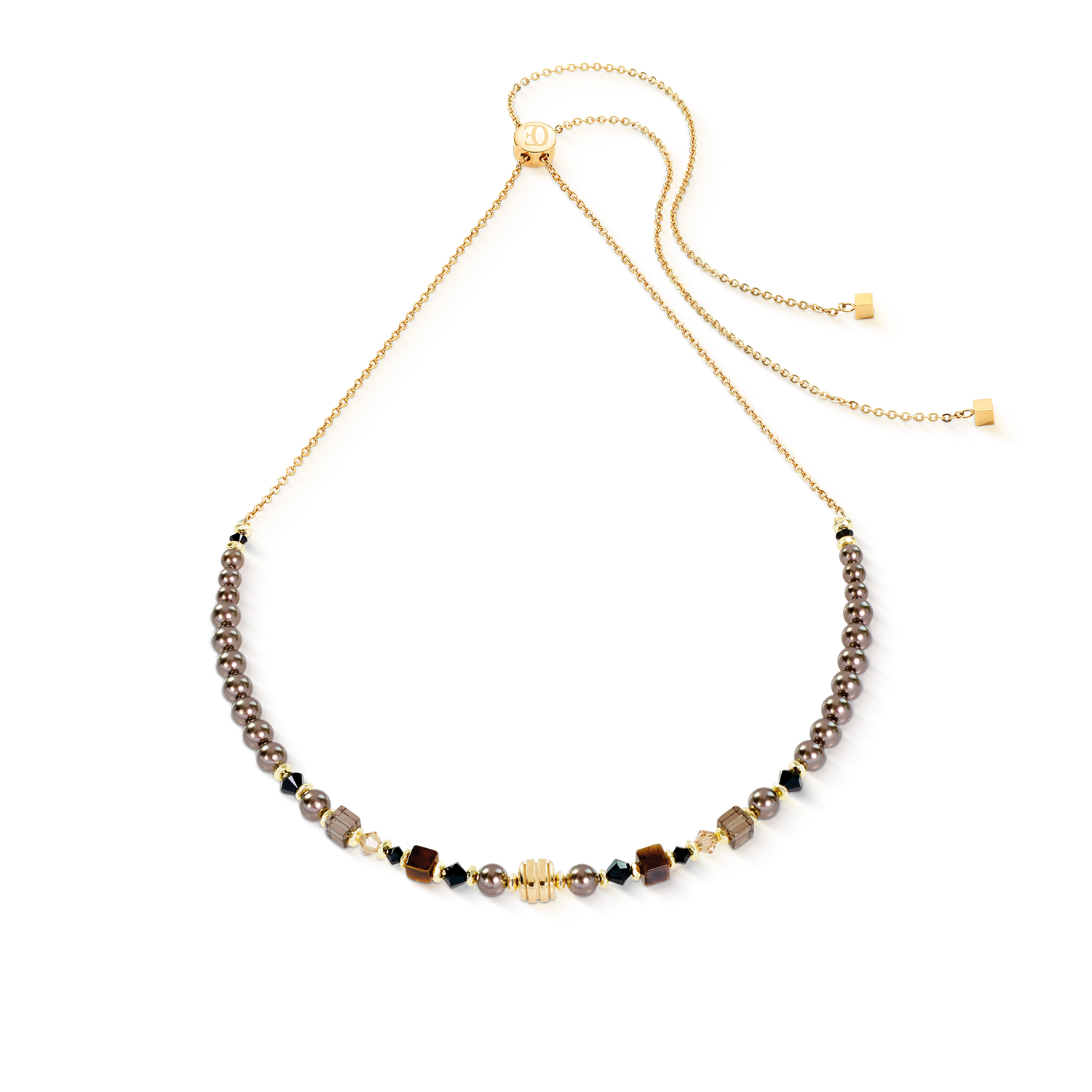 coeur-de-lion-halskette-slider-wave-earth-gold-30-70-cm image 1